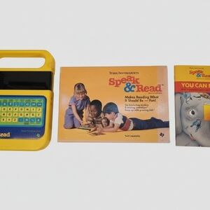Texas Instruments Speak & Read Yellow Learning Device